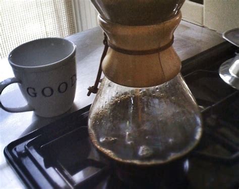 heating chemex on electric stove